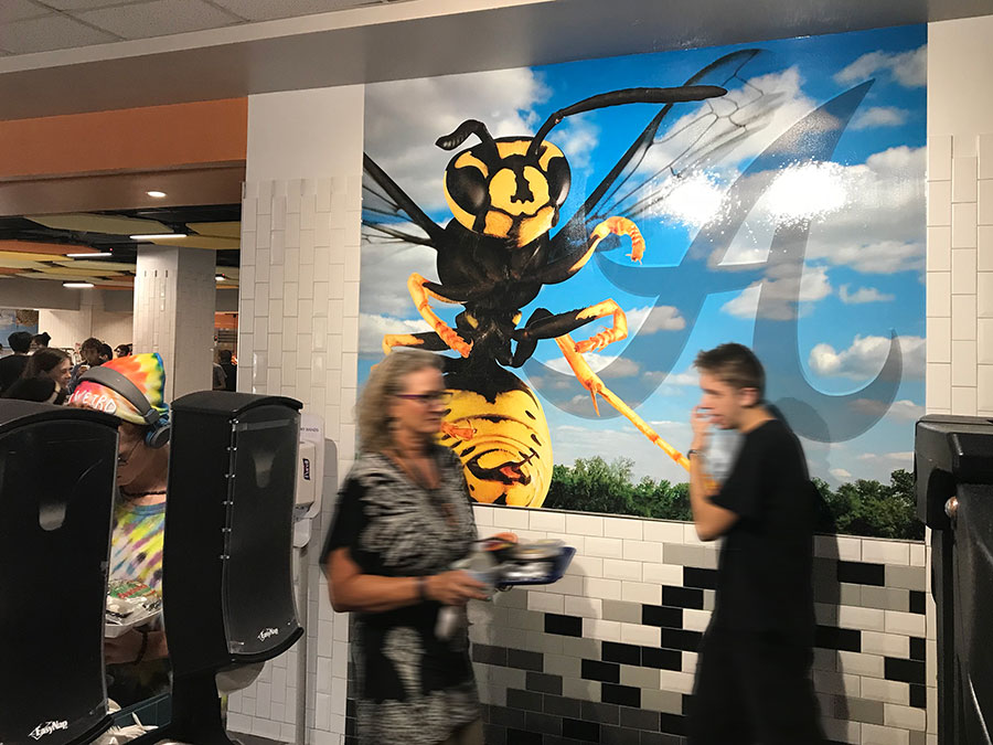 Alvin High School Cafeteria Murals