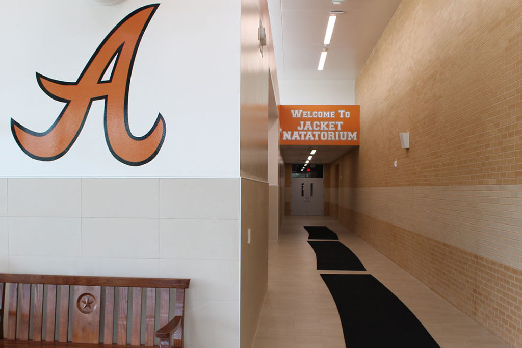 hallway at Alvin High School