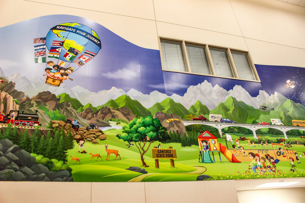 cafeteria-wall-mural