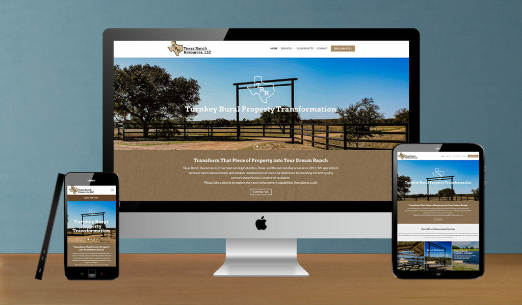 portfolio, Texas-Ranch-Resources-Website-Design